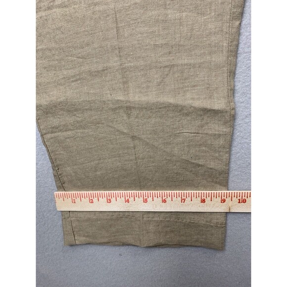 Orvis Pants Mens 34x29 Beige 100% Linen Baggy Straight Leg Lightweight Vacation - Picture 6 of 8
